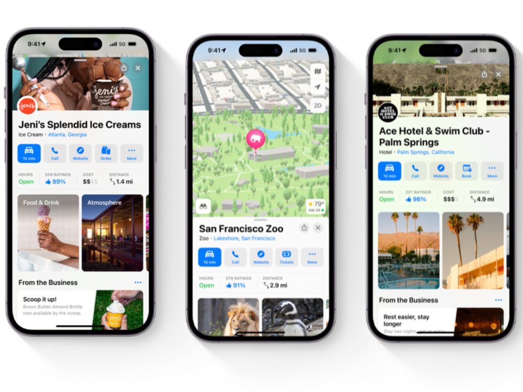 Apple Business Connect: Coloque o seu negócio no Mapa